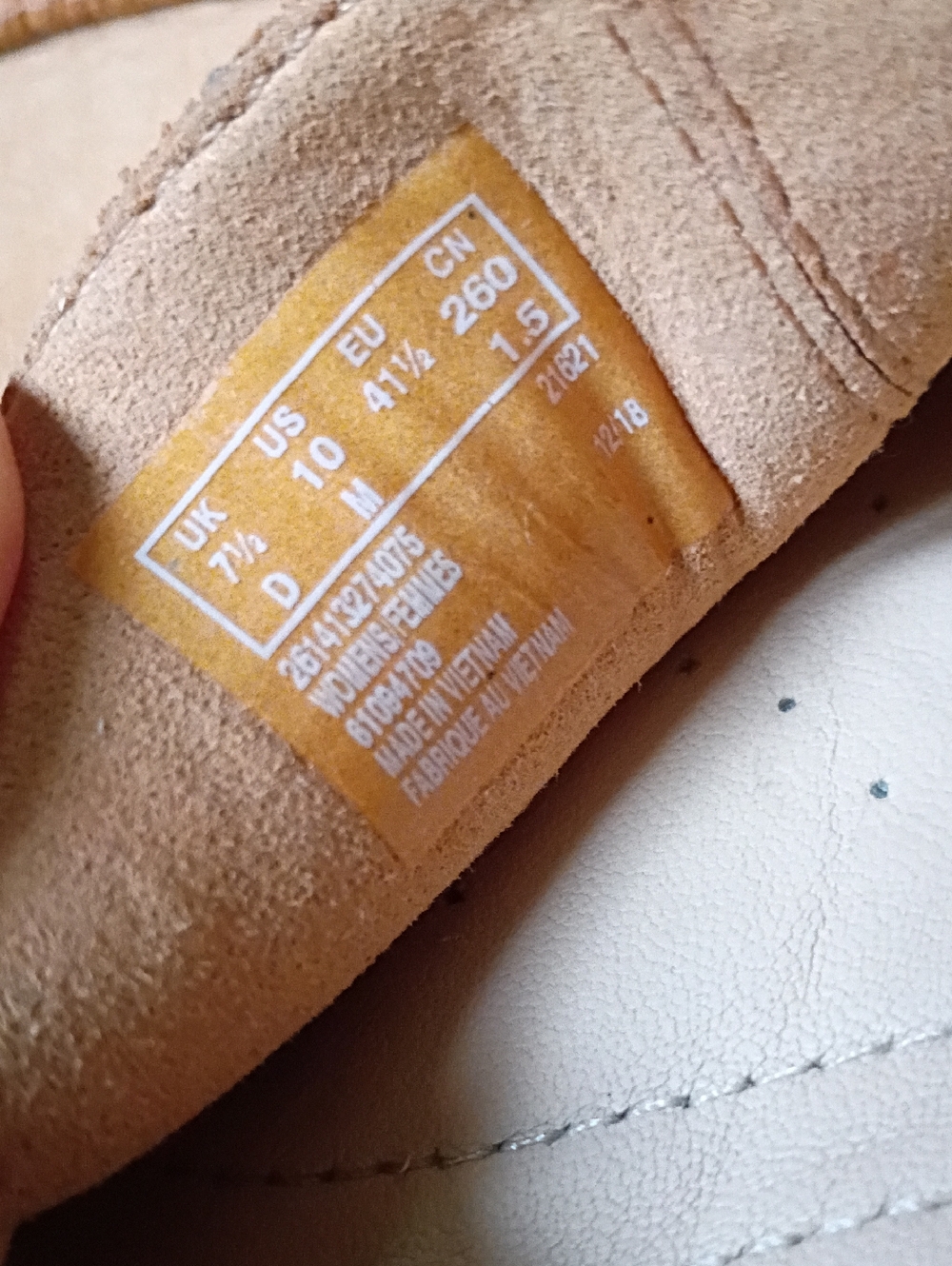 Clark's Cushion Thick Tan Suede Loafers - Picture 8 of 10